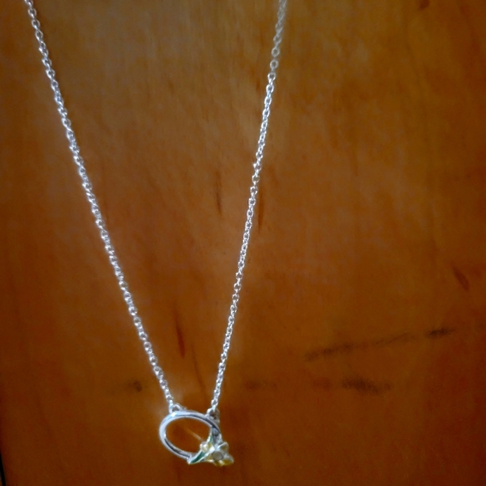 Daffodil flower necklace